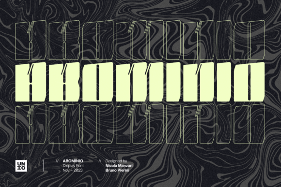 Abominio: The Bold Display Typeface for Distinctive Branding