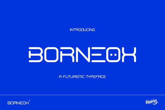 Borneox: The Futuristic Typeface That Elevates Your Brand