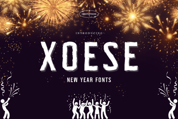 Bringing New Year Vibes to Life with Xoese Display Font