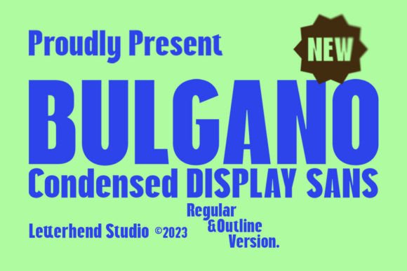 Bulgano: The Perfect Display Font for Handmade Brands