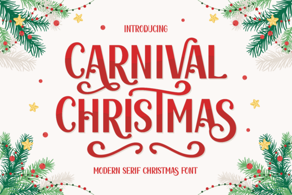 Carnival Christmas: A Designer's Verdict on This Festive Display Typeface