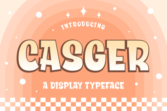 Casger: The Retro Display Typeface for Scroll-Stopping Campaigns