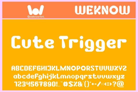 Cute Trigger: The Perfect Display Typeface for Modern Web Design