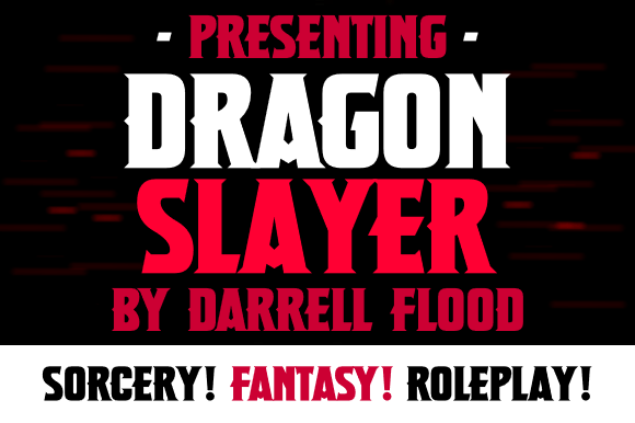 Dragon Slayer: The Bold Display Font for Fantasy Craft Projects
