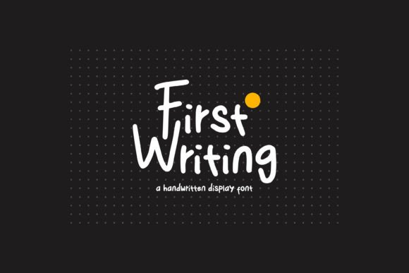 First Writing: The Handwritten Typeface That Elevates Digital Branding