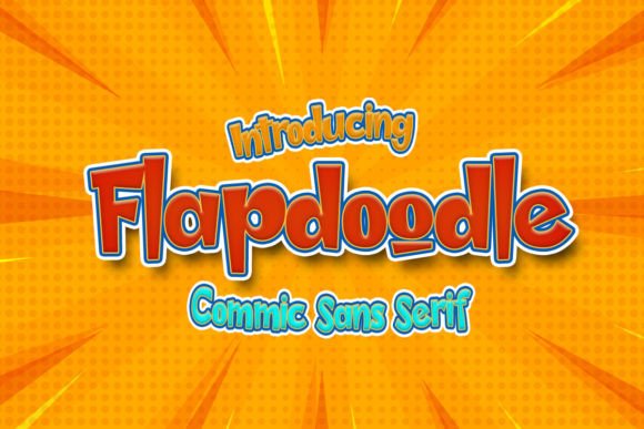 Flapdoodle: A Playful Display Font for Organic Brand Identity