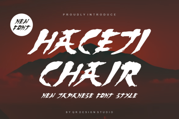 Haceji Chair: A Quirky Display Font for Editorial Design