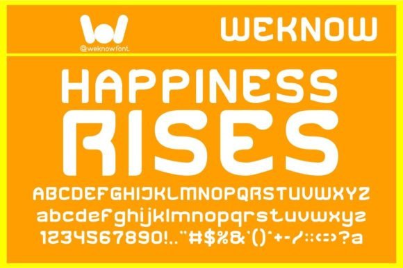 Happiness Rises: The Display Font That Elevates Your Brand