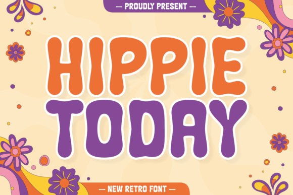 Hippie Today: The Retro Display Font for Scroll-Stopping Visuals