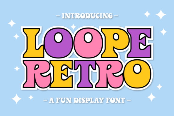 Loope Retro: The Joyful Display Font for Handmade Crafts