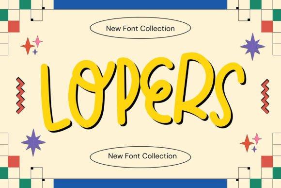 Lopers: The Bold Display Typeface for Impactful Editorial Design