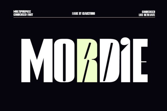 Mordie: A Vintage Display Typeface for Modern Web Design