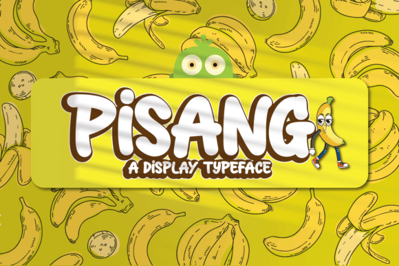 Pisang: A Handwritten Display Font for Vibrant Editorial Design