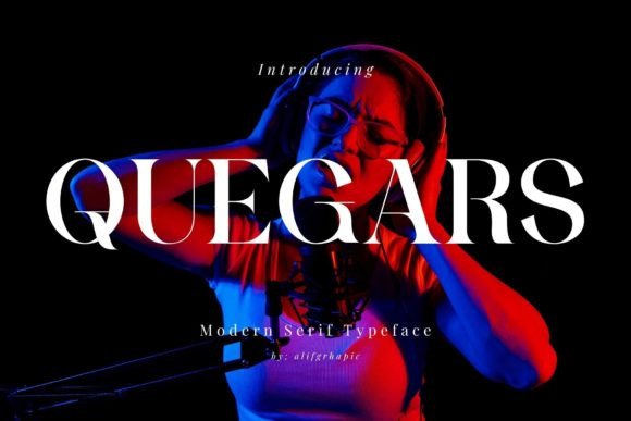 Quegars: The Premium Serif Font That Elevates Small Business Branding