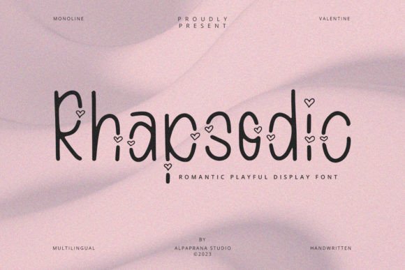 Rhapsodic: The Perfect Display Typeface for Elevating Your Brand