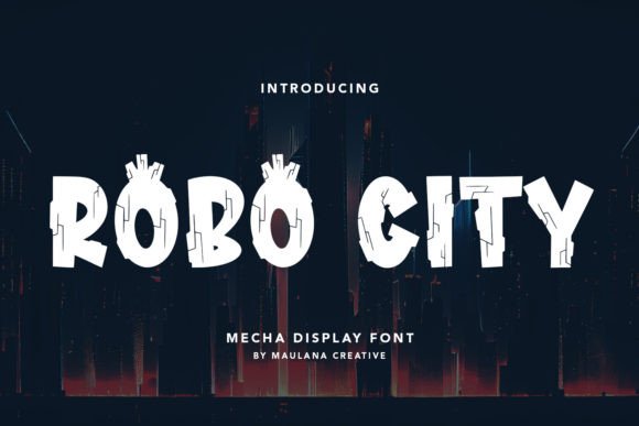 Robo City: The Futuristic Typeface for Bold Editorial Design
