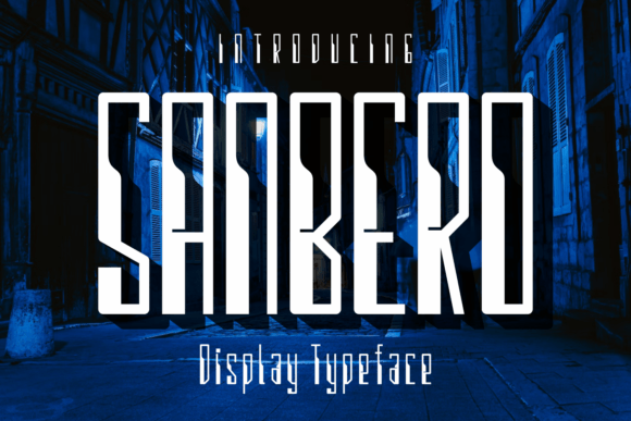 Sanbero: A Unique Display Font for Bold Brand Identity