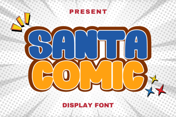 Santa Comic: The Bold Typeface That Elevates Small Business Branding