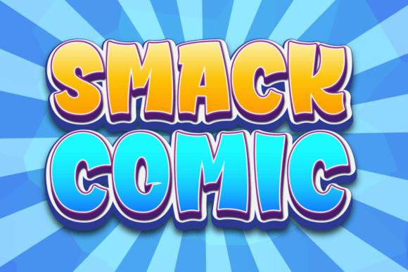 Smack Comic: A Thick Display Font for Playful Branding