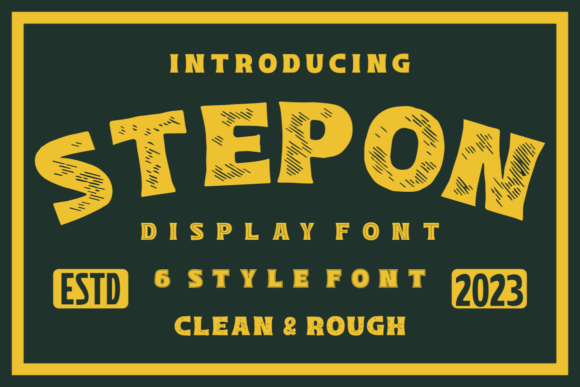 Stepon: The Bold Display Typeface That Transforms Small Business Branding