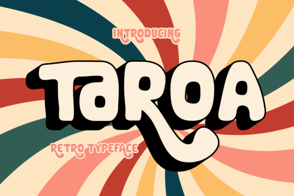 Taroa: The Retro Display Typeface That Elevates Campaign Visuals